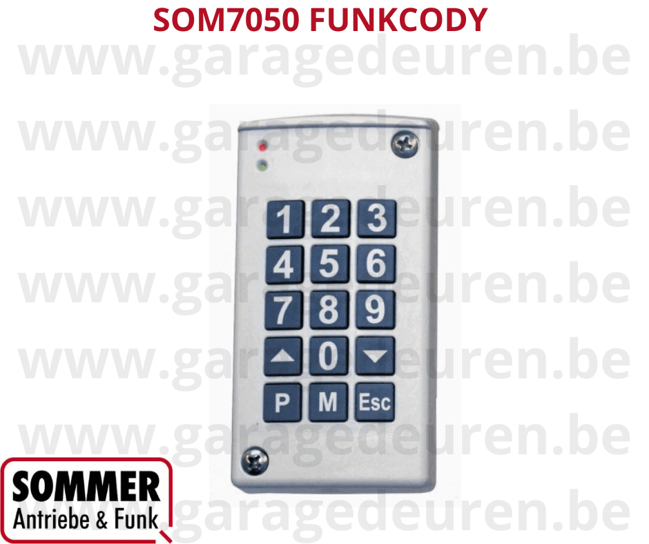 SOM7050 Funkcody 868 mhz